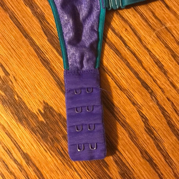 Victoria’s Secret perfect shape 32C bra aqua purpl - Picture 2 of 5